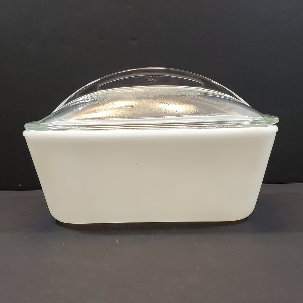 Westinghouse White Lidded Refrigerator Dish Food Storage Dish with Domed Lid